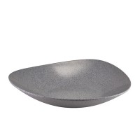 Grey Granite Melamine Triangular Buffet Bowl 28cm / 11inch